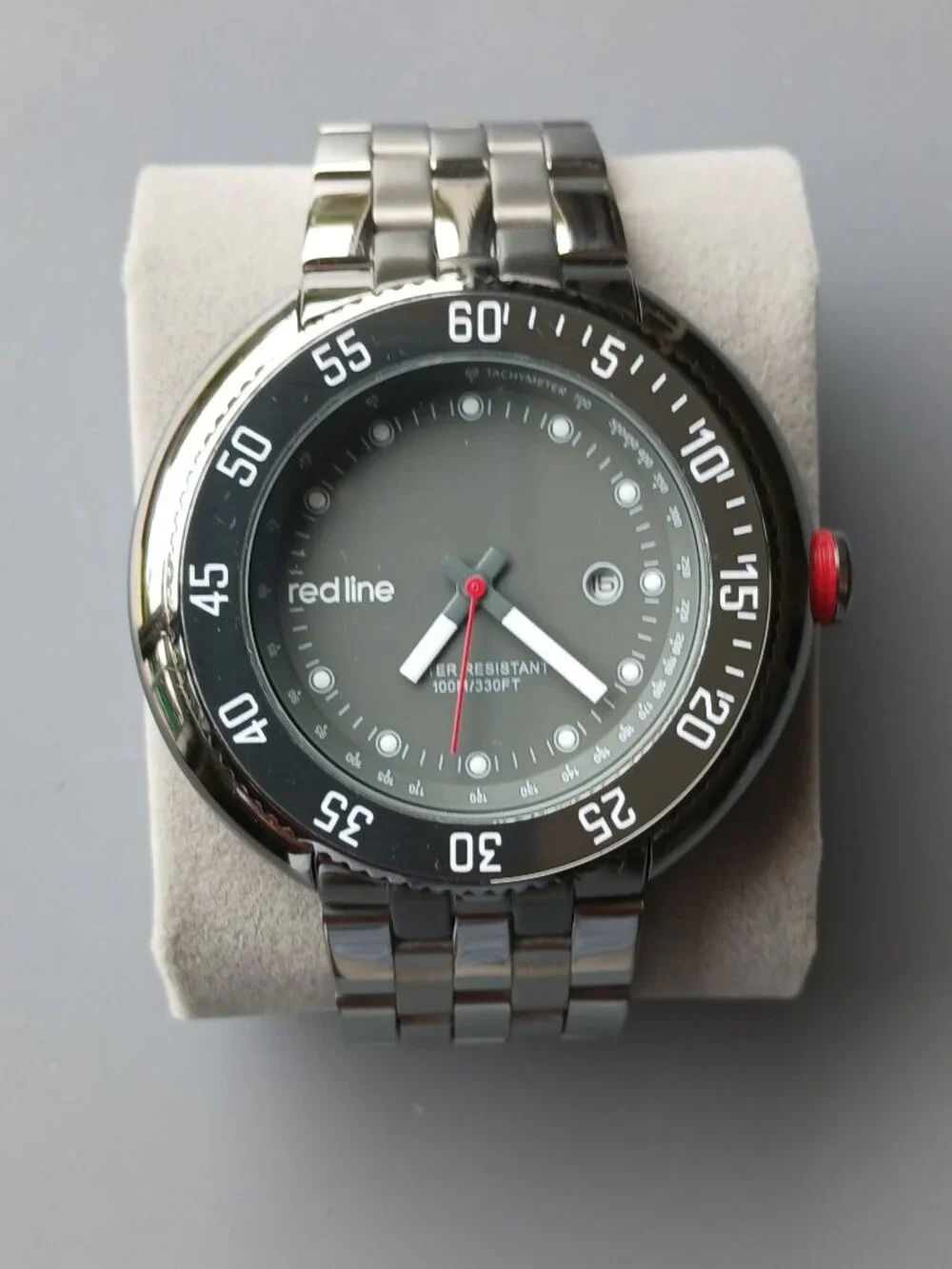Redline watch stainless